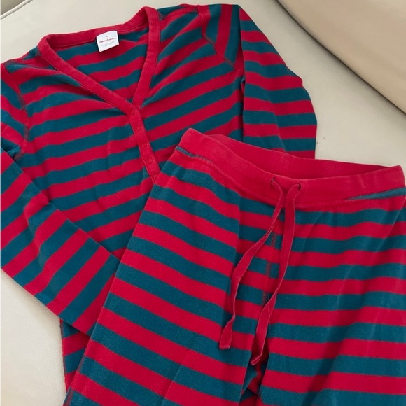 Hanna Andersson Matching Mommy & Me Striped Pajamas XS/90(3) - Picture 4 of 4